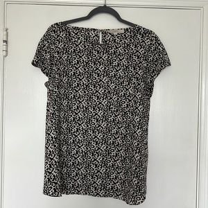 Loft Animal Print Blouse